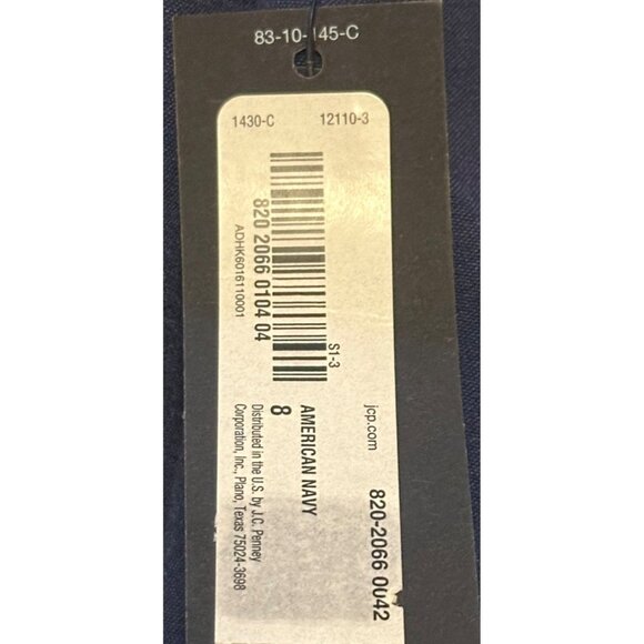 Worthington Blue Pencil Skirt Knee Length Polyester Blend Women's Size 8 (NWT) - Picture 11 of 13